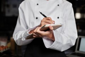 Commercial kitchen equipment.