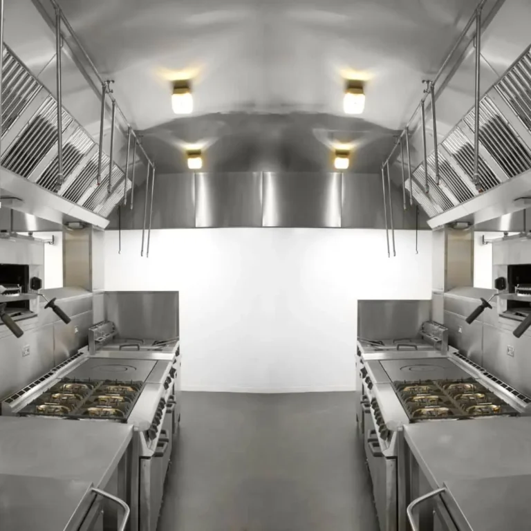 Professional Commercial Hood Kitchen Repair and Installation in Los Angeles for a busy commercial restaurant kitchen