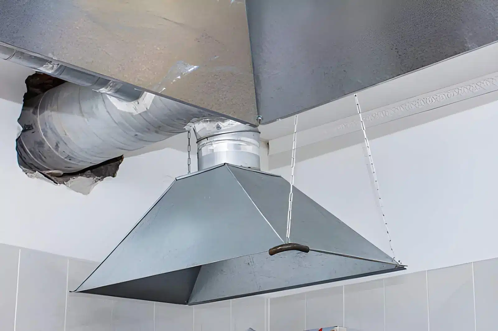 Restaurant Hood Repair inspection of commercial kitchen hood system ensuring proper airflow and safety